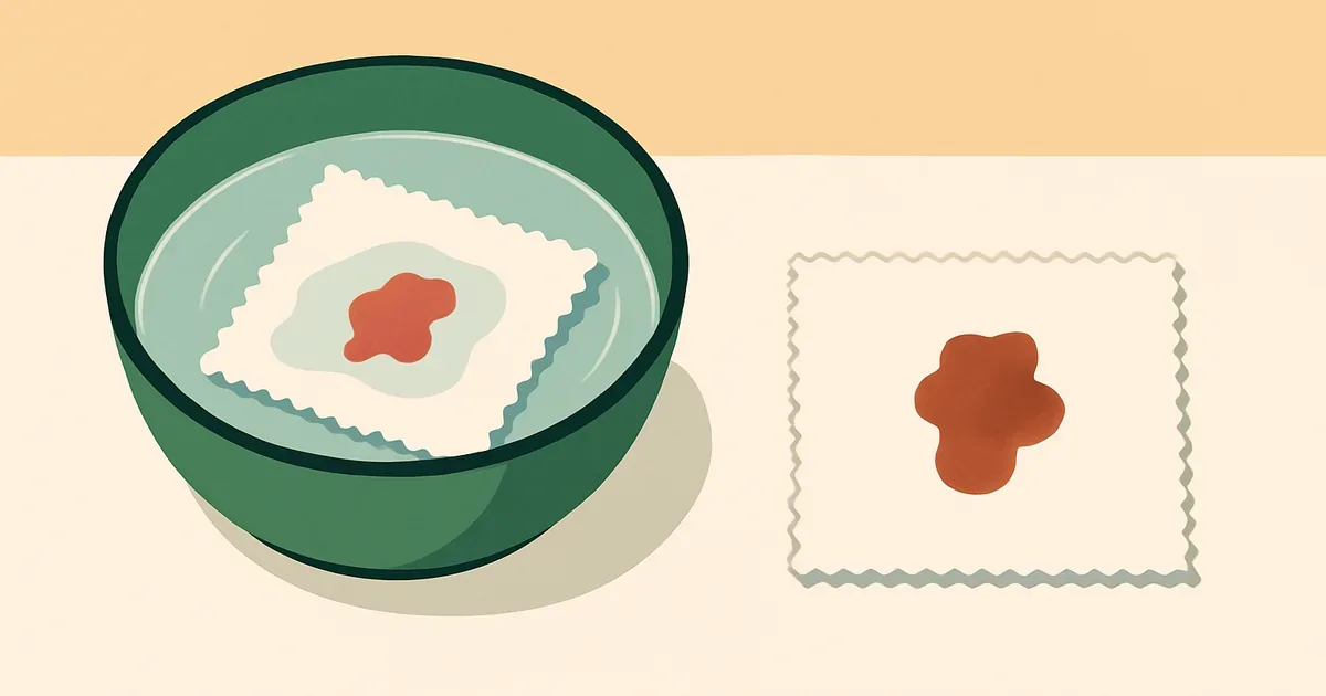 Cold water versus hot water blood stain results, cold water prevents setting