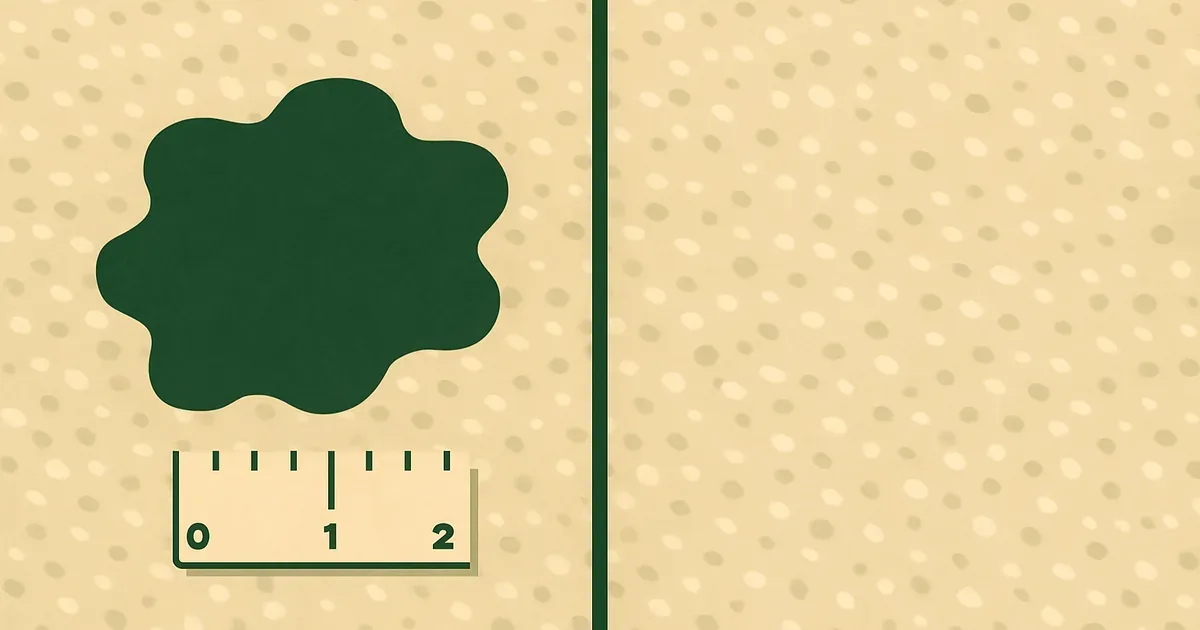Before-and-after carpet stain photos with ruler for scale, showing enzyme cleaner results